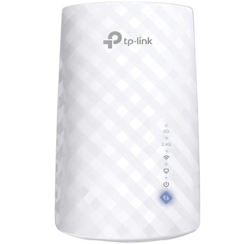 TP-Link RE190 AC750 Wi-Fi Range Extender, Wall Plugged, 433Mbps at 5GHz + 300Mbps at 2.4GHz, 802.11ac/a/b/g/n, WPS and Reset button, 3 internal antennas , intelligent Signal light, OneMesh