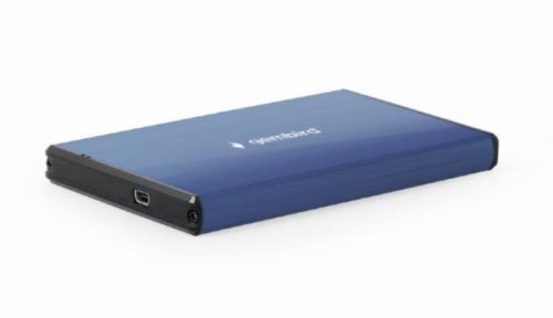 Gembird USB 3.0 2.5'' enclosure, brushed aluminum, deep-blue
