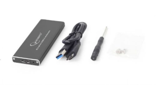 Gembird M.2 drive USB 3.0 enclosure, black