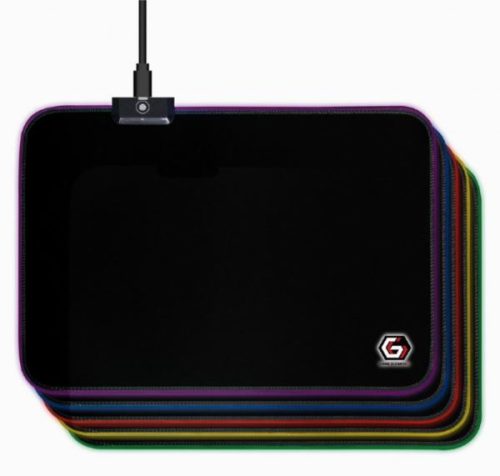 Gembird Gaming mouse pad with LED light effect, Medium-size