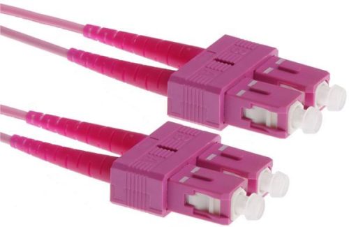 NFO Patch cord, SC-SC, Multimode 50 125, OM4, LSZH, 2mm, Duplex, 3m