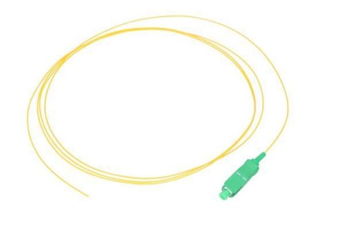 NFO Fiber optic pigtail SC APC, SM, G.652D, 900um, 1,5m, LSZH