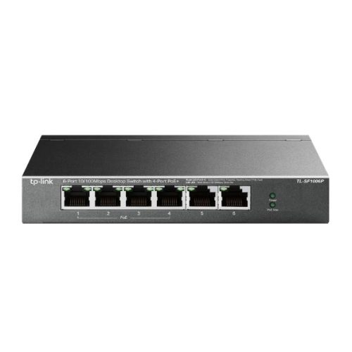 TP-Link 6-Port 10 100Mbps Desktop Switch with 4-Port PoE