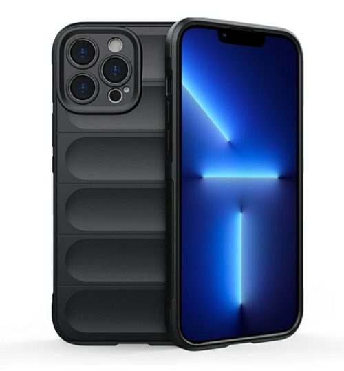 MM TPU IPHONE 14 PLUS 6.7 HARD PROTECTION WAVES black