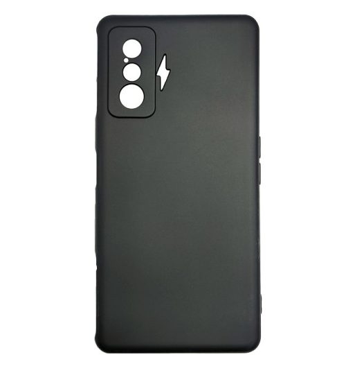 MM TPU POCO F4 GT SILICONE MIKRO BLACK
