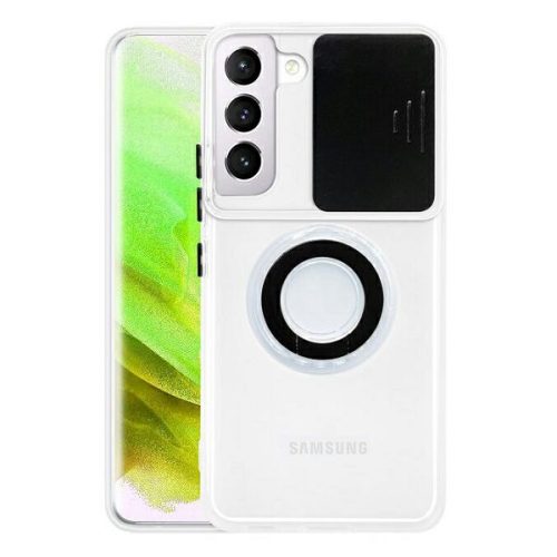 MM TPU SAM GALAXY A14 CLEAR CAM AND RING, 2mm black