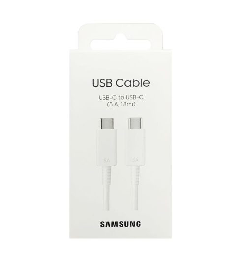 SAMSUNG DATA KABEL DX510JWE Type C-Type C 5A,100W 1.8m, Bijeli
