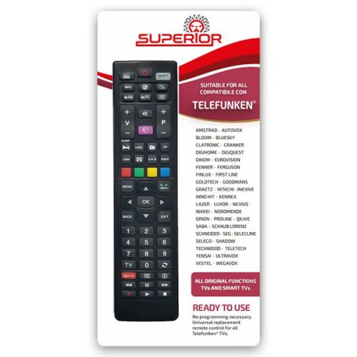 SUPERIOR UNIVERZALNI DALJINSKI UPRAVLJAČ ZA TELEFUNKEN i VESTEL SMART TV