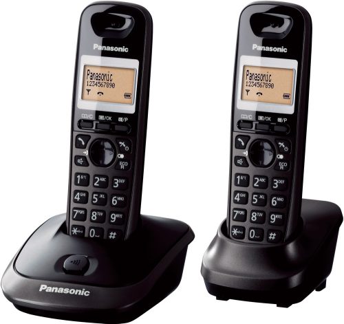 Bežični telefon Panasonic KX-TG 2512T crni