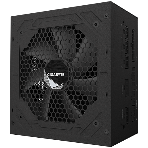 GIGABYTE UD1000GM Power Supply 1000W, PCIe Gen5 16Pin x 1 600W, Modular, 80 PLUS Gold, Japanese capacitors, 120mm smart control fan, EU plug