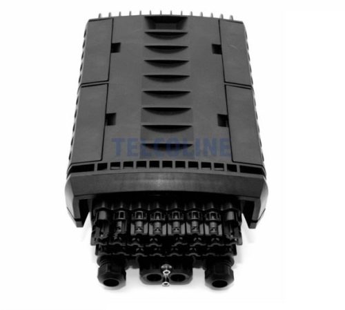 NFO Splice Closure, 4 inputs, 24 outputs, Wall and pole mount