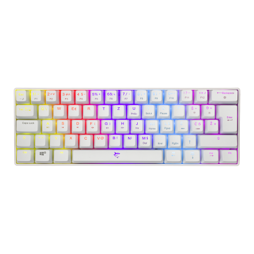 White Shark TIPKOVNICA GK-2022 SHINOBI Bijela - Mehanicka / HR - PLAVI.SW