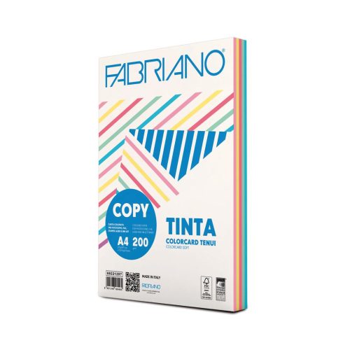 PAPIR FABRIANO COPY A4/200G MIJ. PASTEL 100L 69221297 ( 10 RIZ U PAKU )
