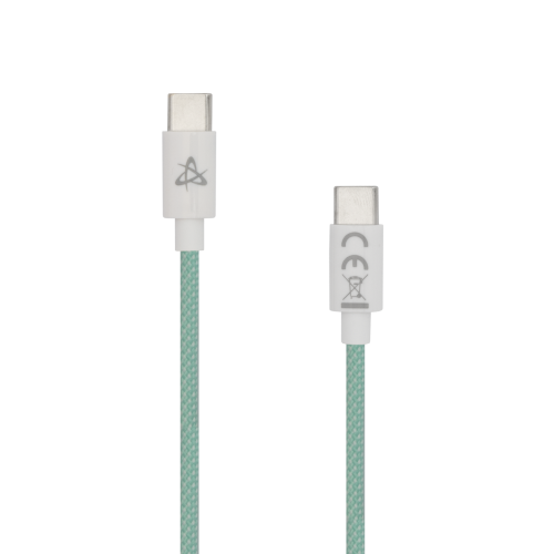 KABEL SBOX USB TYPE C -> USB TYPE C M/M 1M Zeleni - 60W