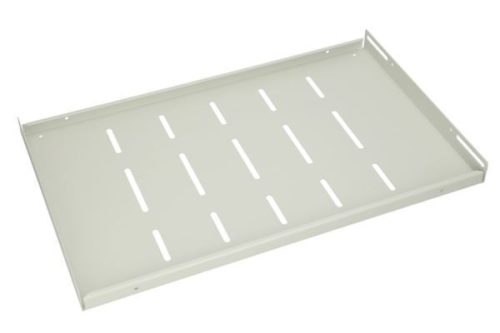 NaviaTec 19" polica za mrežni ormar, 450 mm, 1U, fiksna, bež