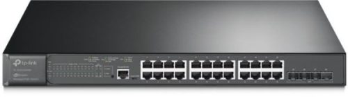 TP-Link JetStream 24-Port Gigabit and 4-Port 10GE SFP L2 Managed Switch with 24-Port PoE