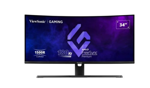 ViewSonic Monitor VX3418-2KPC, 34" 3440x1440, VA, 180Hz-1ms, 2xHDMI,2xDP, Speak.