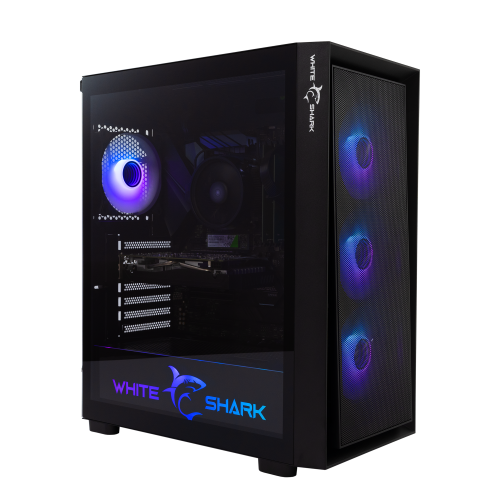 White Shark KUĆIŠTE GCC-2401 WARHEAD-3 CRNO / 4 Fans 12cm RGB