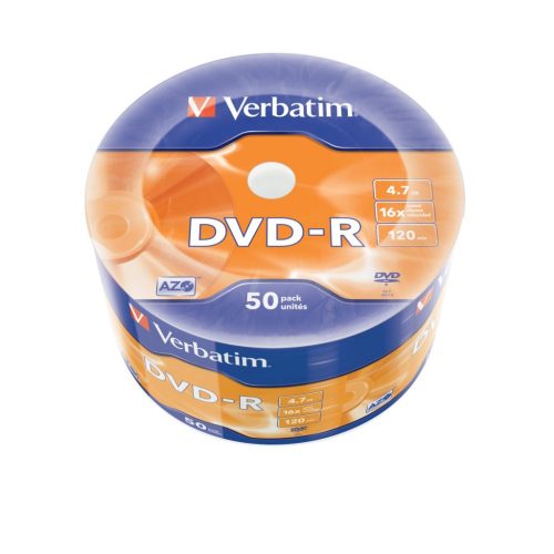 DVD-R VERBATIM #43788 4,7GB 16X WW50 MATT SILVER SURFACE