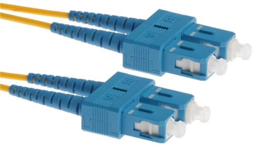 NFO Patch cord, SC UPC-SC UPC, Singlemode 9 125, G.657A2, Duplex, 5m