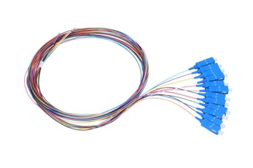 NFO Fiber optic pigtail SC UPC, SM, G.657A2, 900um, 2m, 12 pack