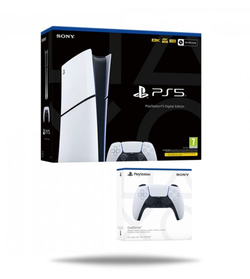 PlayStation 5 Slim Digitial Edition D chassis + PS5 Dualsense Wireless Controller