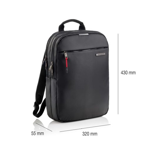 Ruksak za prijenosno računalo Miquelrius crna 16" S 32x43x5,5cm MR16982