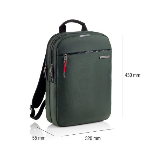 Ruksak za prijenosno računalo Miquelrius zeleni 16"S 32x43x5,5cm MR16983