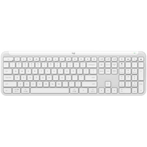 LOGITECH SIGNATURE SLIM WIRELESS KEYBOARD K950 - OFF WHITE - US INT'L - 2.4GHZ/BT - INTNL-973