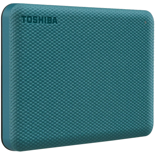 HDD Extern TOSHIBA CANVIO Advance 2TB, 2.5", USB 3.2 Gen1 (5Gbit/s), Backup and Security software, Textured Green, 149g