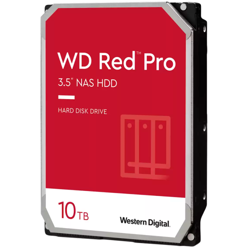 HDD Desktop WD Red Pro (3.5'', 10TB, 512MB, 7200 RPM, SATA 6 Gb/s)