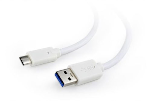 Gembird USB 3.0 AM to Type-C cable (AM CM), 1,8m, white
