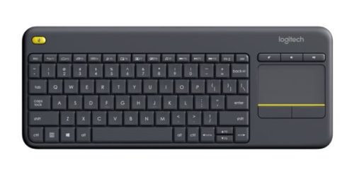 Logitech K400 PLUS Wireless Touch Keyboard, Black, HR