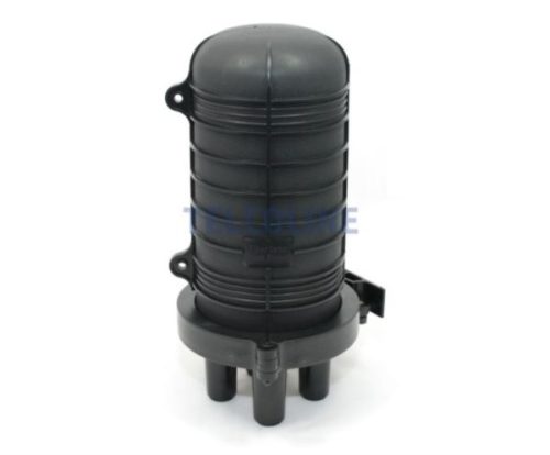 NFO Splice Closure 3 round entries, 1 oval, 6 trays, Height 300 mm, Pole and Wall mount