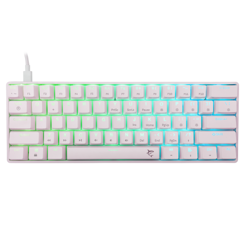White Shark TIPKOVNICA GK-004221 SHINOBI-2 Bijela - Mehanicka / US - BLUE SW.