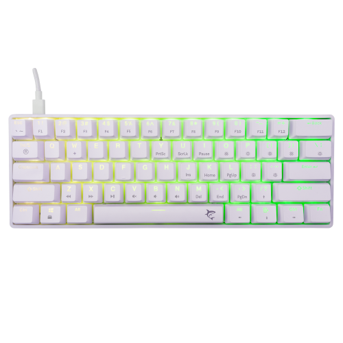 White Shark TIPKOVNICA GK-004231 SHINOBI-2 Bijela - Mehanicka / US- BROWN SW.