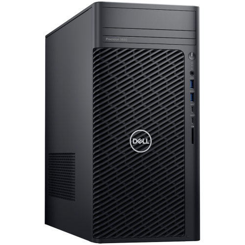 Dell Precision 3680 Tower, 500W, Intel Core i7-14700 (33MB, 20C/28T, 5.4GHz, 65W), 16GB (2x8GB) DDR5, M.2 512GB PCIe, Intel Integrated, 2xDP, 4xUSB-C, 6xUSB-A, RJ-45, SD CR, Mouse/Kb, Win11Pro, 3Y PS NBD