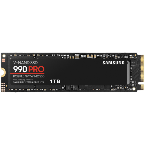 Samsung SSD 2TB M.2 PCIEx4 PCI Gen4.0 990 Pro with Heatsink 600 TBW 5 yrs