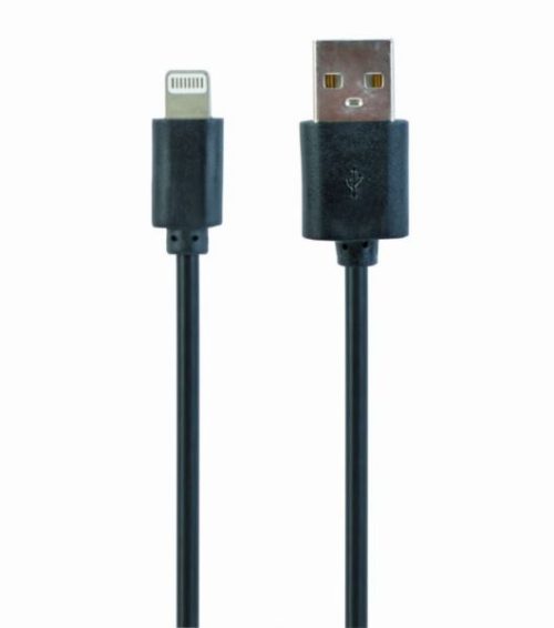 Gembird USB to 8 pin Lightning sync and charging cable, black, 2m