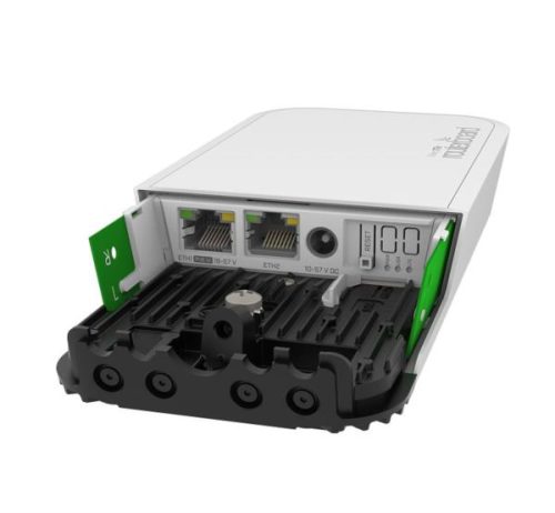 MikroTik (RBwAPGR-5HacD2HnD R11e-LTE6) weatherproof Dual Band 2.4 5 GHz wireless access point with LTE antennas and cat6 modem