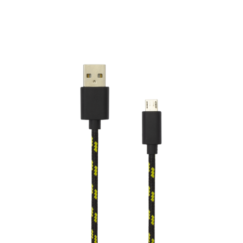 KABEL USB A Muški -> MICRO USB Muški 1 m Crni