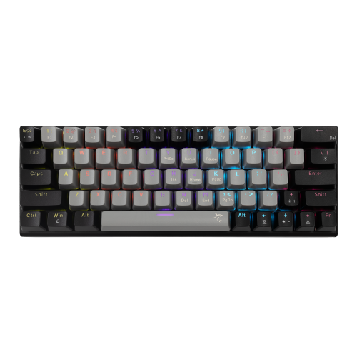 White Shark TIPKOVNICA GK-002711V2 WAKIZASHI-2 / Sivo-crna US-RED.SW