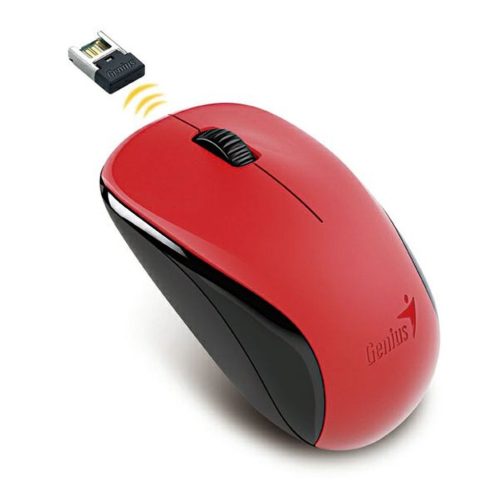 MIŠ GENIUS NX-7000 USB CRVENI OPTIČKI BEŽIČNI BLUEEYE