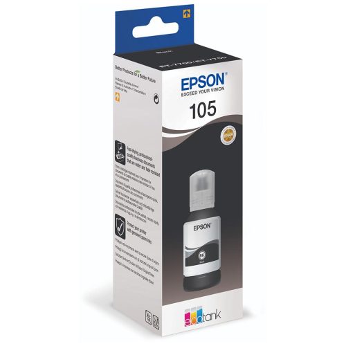 INK JET EPSON 105 L7160/7180 PIGMENT BLACK EcoTank 140ml C13T00Q140