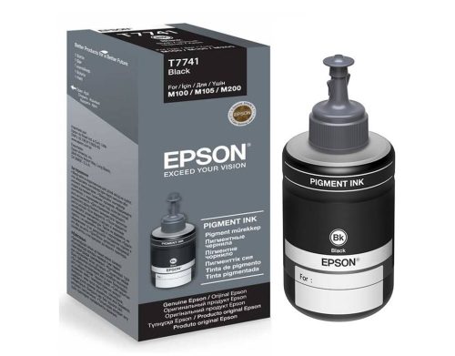 INK JET EPSON T7741 M105/M200 BLACK EcoTank 140ml C13T77414A 6K