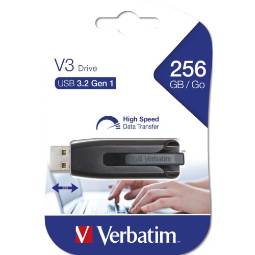 USB stick Verbatim 3.2 #49168 256GB Store 'n' Go V3 black